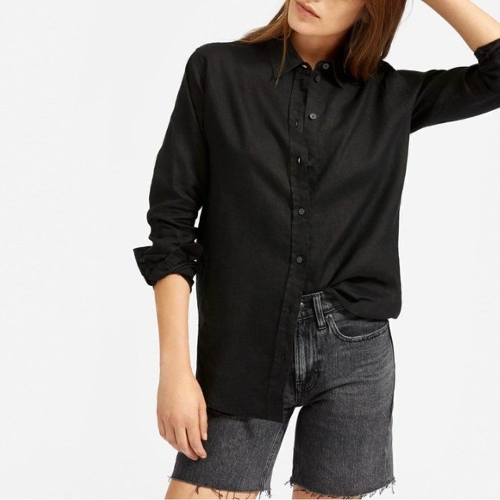 Everlane Black Button-Down Shirt